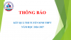 KẾT QUẢ THI TUYỂN SINH 10