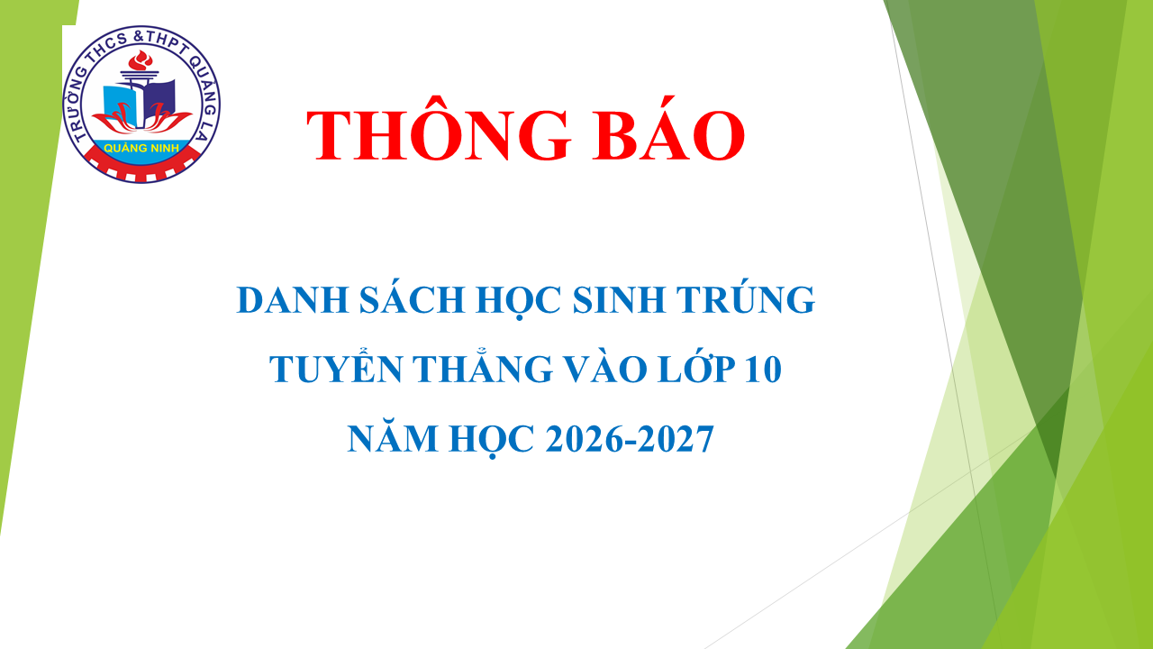 Thông báo